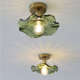 Vintage Glass Flower Ceiling Light for Elegant Ambient Lighting