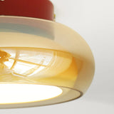 Modern Retro Glass Flush Mount Ceiling Light