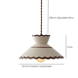 Vintage Ceramic Pendant Ceiling Light