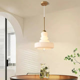 Retro Layered Glass Pendant Ceiling Light