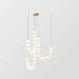 Modern Pearl Globe LED Chandelier Pendant Light