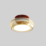 Modern Retro Glass Flush Mount Ceiling Light