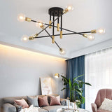 Modern Sputnik LED Ceiling Chandelier for Stylish Interior Lighting