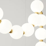 Modern Pearl Globe LED Chandelier Pendant Light