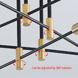 Modern Sputnik LED Ceiling Chandelier for Stylish Interior Lighting
