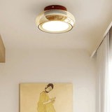 Modern Retro Glass Flush Mount Ceiling Light