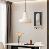 Retro Layered Glass Pendant Ceiling Light