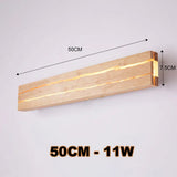 Modern Wooden LED Wall Light Minimalist Linear Ambient Wall Lamp