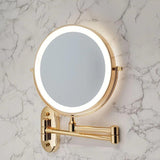 Rechargeable LED Magnifying Makeup Mirror Wall Mounted Vanity Mirror