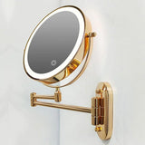 Rechargeable LED Magnifying Makeup Mirror Wall Mounted Vanity Mirror