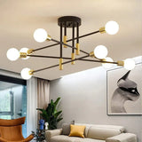 Modern Sputnik LED Ceiling Chandelier for Stylish Interior Lighting