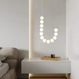 Modern Pearl Globe LED Chandelier Pendant Light