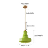 Retro Layered Glass Pendant Ceiling Light