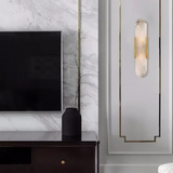 Luxury Marble Wall Sconce Modern Vertical LED Wall Light