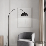Modern Gold Arc Floor Lamp Adjustable LED Reading Light