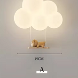 Cloud Shape LED Wall Lamp Modern Kids Room Decorative Light