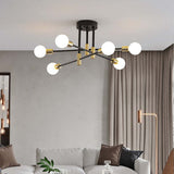 Modern Sputnik LED Ceiling Chandelier for Stylish Interior Lighting