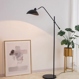 Modern Adjustable Arc Floor Lamp Metal LED Reading Light