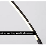 Modern Curved LED Arc Floor Lamp Minimalist Ambient Standing Light