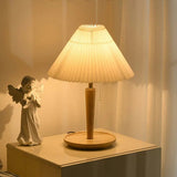 Elegant Pleated Fabric Table Lamp for Warm Ambient Lighting