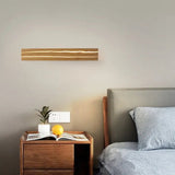 Modern Wooden LED Wall Light Minimalist Linear Ambient Wall Lamp