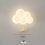 Cloud Shape LED Wall Lamp Modern Kids Room Decorative Light