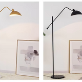 Modern Adjustable Arc Floor Lamp Metal LED Reading Light