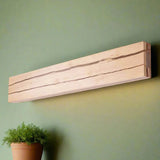Modern Wooden LED Wall Light Minimalist Linear Ambient Wall Lamp