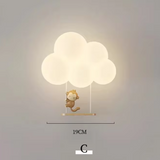Cloud Shape LED Wall Lamp Modern Kids Room Decorative Light