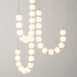 Modern Pearl Globe LED Chandelier Pendant Light