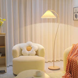 Modern Curved Floor Lamp Artistic LED Standing Light for Living Room
