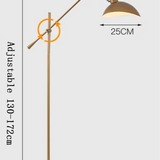 Modern Adjustable Arc Floor Lamp Metal LED Reading Light