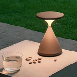 Modern Hourglass LED Table Lamp for Soft Ambient Lighting