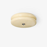 Vintage Cream Glass Flush Mount Ceiling Light for Warm Ambient Lighting