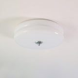Vintage Cream Glass Flush Mount Ceiling Light for Warm Ambient Lighting
