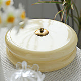 Vintage Cream Glass Flush Mount Ceiling Light for Warm Ambient Lighting