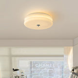 Vintage Cream Glass Flush Mount Ceiling Light for Warm Ambient Lighting