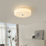 Vintage Cream Glass Flush Mount Ceiling Light for Warm Ambient Lighting