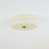 Vintage Cream Glass Flush Mount Ceiling Light for Warm Ambient Lighting