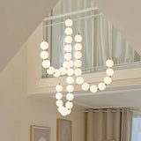 Modern Pearl Globe LED Chandelier Pendant Light