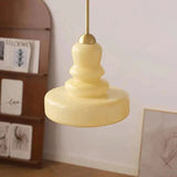 Retro Layered Glass Pendant Ceiling Light