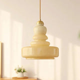 Retro Layered Glass Pendant Ceiling Light