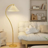 Modern Curved Floor Lamp Artistic LED Standing Light for Living Room