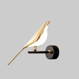 Modern Bird Wall Lamp Luxury Gold Decorative LED Wall Light