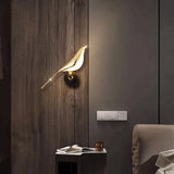 Modern Bird Wall Lamp Luxury Gold Decorative LED Wall Light