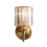 Luxury Crystal Wall Sconce Gold Modern Decorative Wall Light