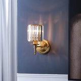 Luxury Crystal Wall Sconce Gold Modern Decorative Wall Light