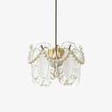 Vintage Crystal Petal Pendant Ceiling Light