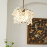 Vintage Crystal Petal Pendant Ceiling Light