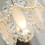 Vintage Crystal Petal Pendant Ceiling Light